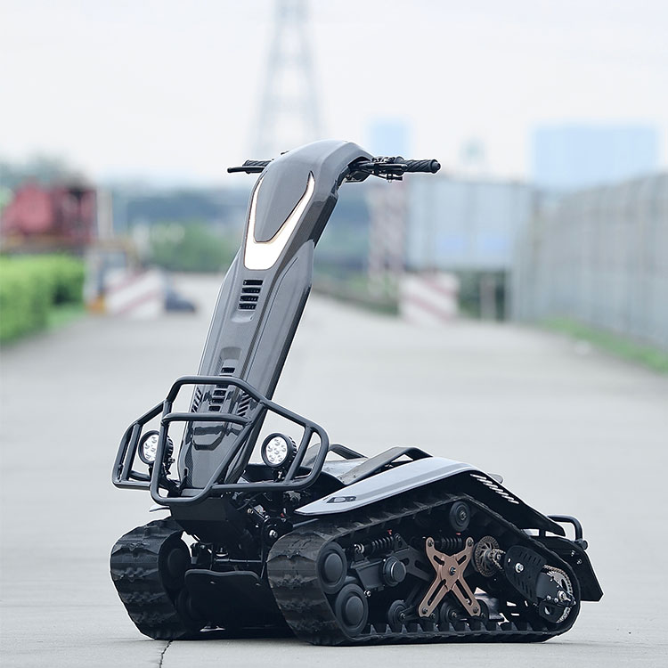 Elektrický sněžný skútr 72 V s dvojitým posuvným ovládáním