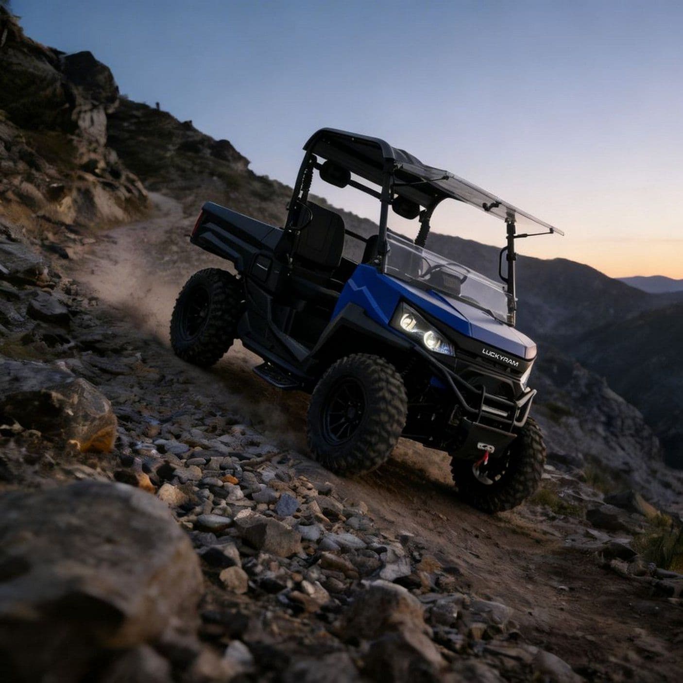 73,6V elektrický UTV 4WD EPS řízení 20KW špičkový výkon pro lov