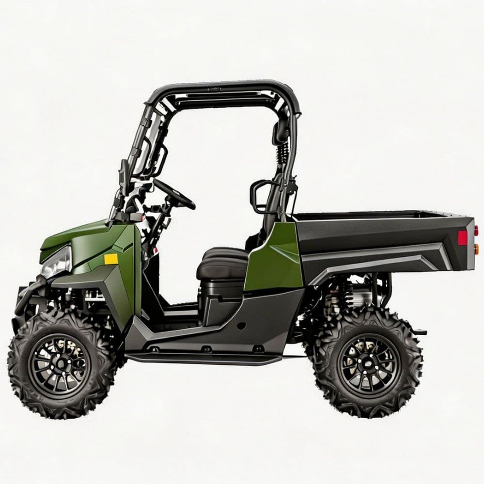 Přizpůsobitelné příslušenství 73,6V elektrický UTV PKE Keyless 1000kg Tažné 80-100km Dojezd 4WD